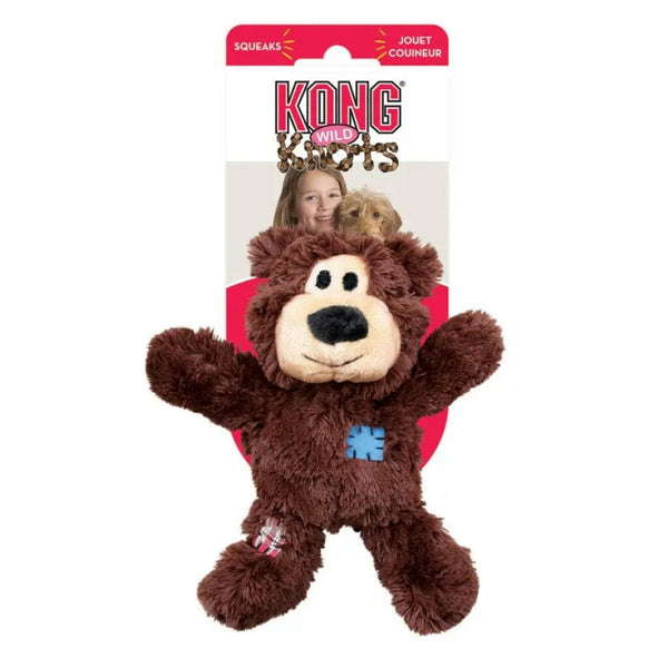 Kong Wild Knots Bear Toy For Dogs -Medium/Large (assorted colors)