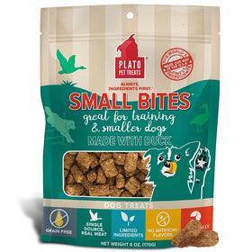 Plato Small Bites Grain-Free Duck Dogs Treats
