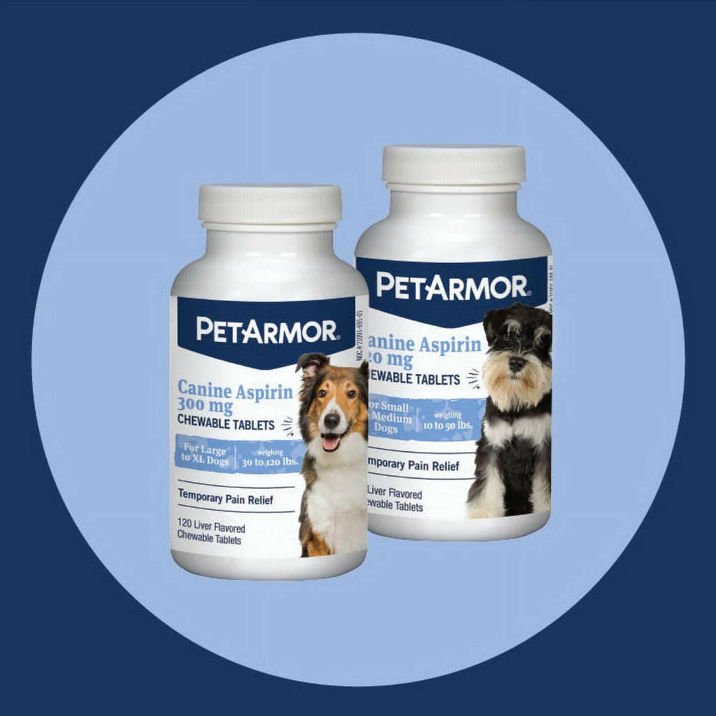 PetArmor Aspirin Pain Reliever Tab For Large & XL Dogs (120 Count)