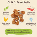 Pet 'n Shape Grain-Free Chik 'n Dumbbells Treats For Dogs (16 oz)