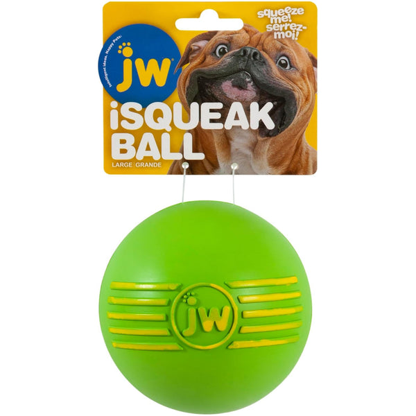 JW Pet iSqueak Ball Toy For Dogs- Assorted colors