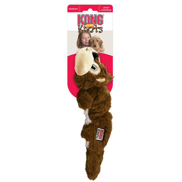 Kong Scrunch Knots Squirrel Toy For Dogs (Small/Medium)