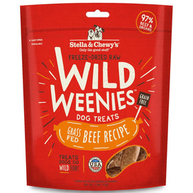 Stella & Chewy's Beef Wild Weenies Freeze-Dried Raw Dog Treats