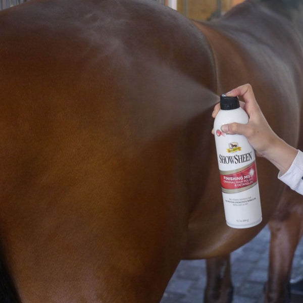 Absorbine Showsheen Finishing Mist Hair Polish & Dentagler Spray for Horses