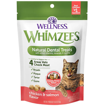 Whimzees by Wellness Natural Chicken & Salmon Dental Cat Treats