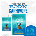 Tiki Cat Born Carnivore Herring & Salmon High Protein Dry Food For Cats (2.8 lbs)