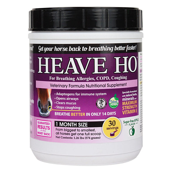 Heave Ho for Allergies, COPD & Coughing in Horses with Sugar-Free Apple