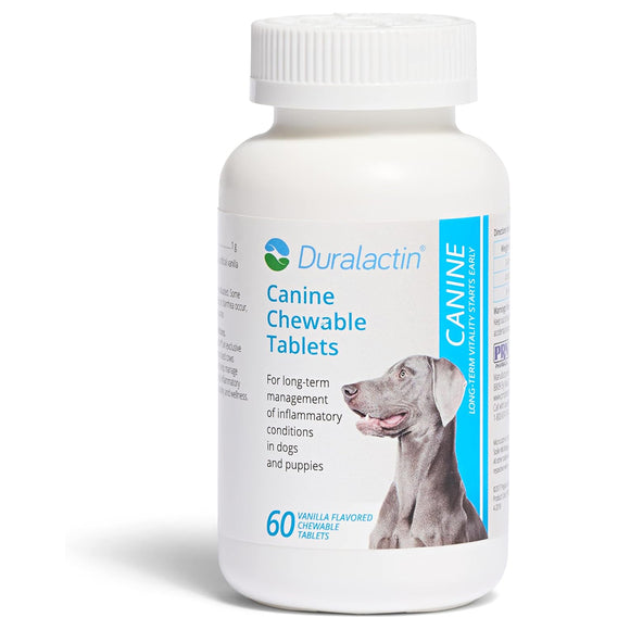Duralactin® Canine Chewable Joint Health Supplement Tablets for Dogs