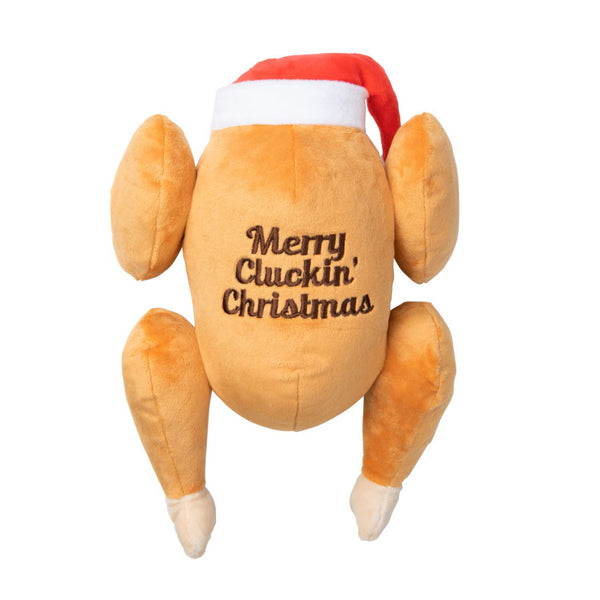 Fuzzyard Merry Cluckin' Christmas Plush Toy For Dogs (Large)