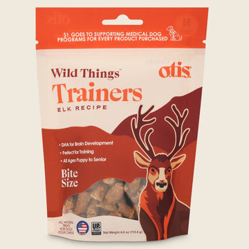 OTIS Wild Things Elk Trainers Bite-Sized Treats for Dogs (4 oz)