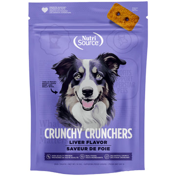 NutriSource Crunchy Crunchers Liver Dog Biscuits (14 oz)