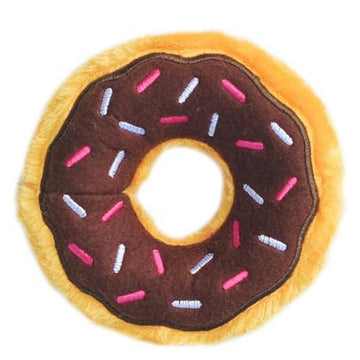 Zippy Paws Junior Donutz Squeaky Plush Toy Dog Small