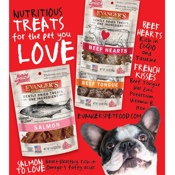 Evanger's Nothing but Natural Gently Air Dried Beef Tripe Dog & Cat Treats (3.5 oz)