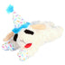 Multipet Lamb Chop with Birthday Hat Plush Dog Toy 10.5"