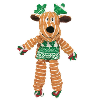 KONG Holiday Floppy Knots Reindeer Toy For Dogs