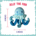 Snugarooz Jelly (Jelly Fish) Dog Plush Toy -Blue