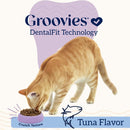 Groovies Tuna Flavor Dental Treats for Cats (7.05 oz)
