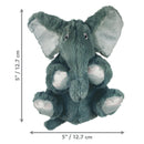 Kong Comfort Kiddos Elephant Squeaky Plush Toy For Dogs -X-Small