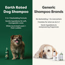 Earth Rated 3-in-1 Double Coat White Tea & Basil Shampoo & Conditioner for Dogs (16 oz)