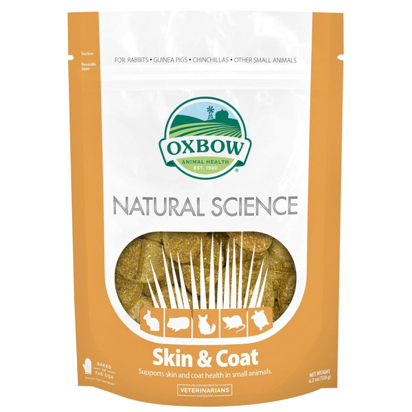 Oxbow Natural Science - Skin & Coat Supplement For Small Animals (60 ct)