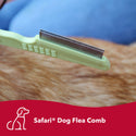 Coastal Pet Products Safari Double Row Dog Flea Comb For Dogs