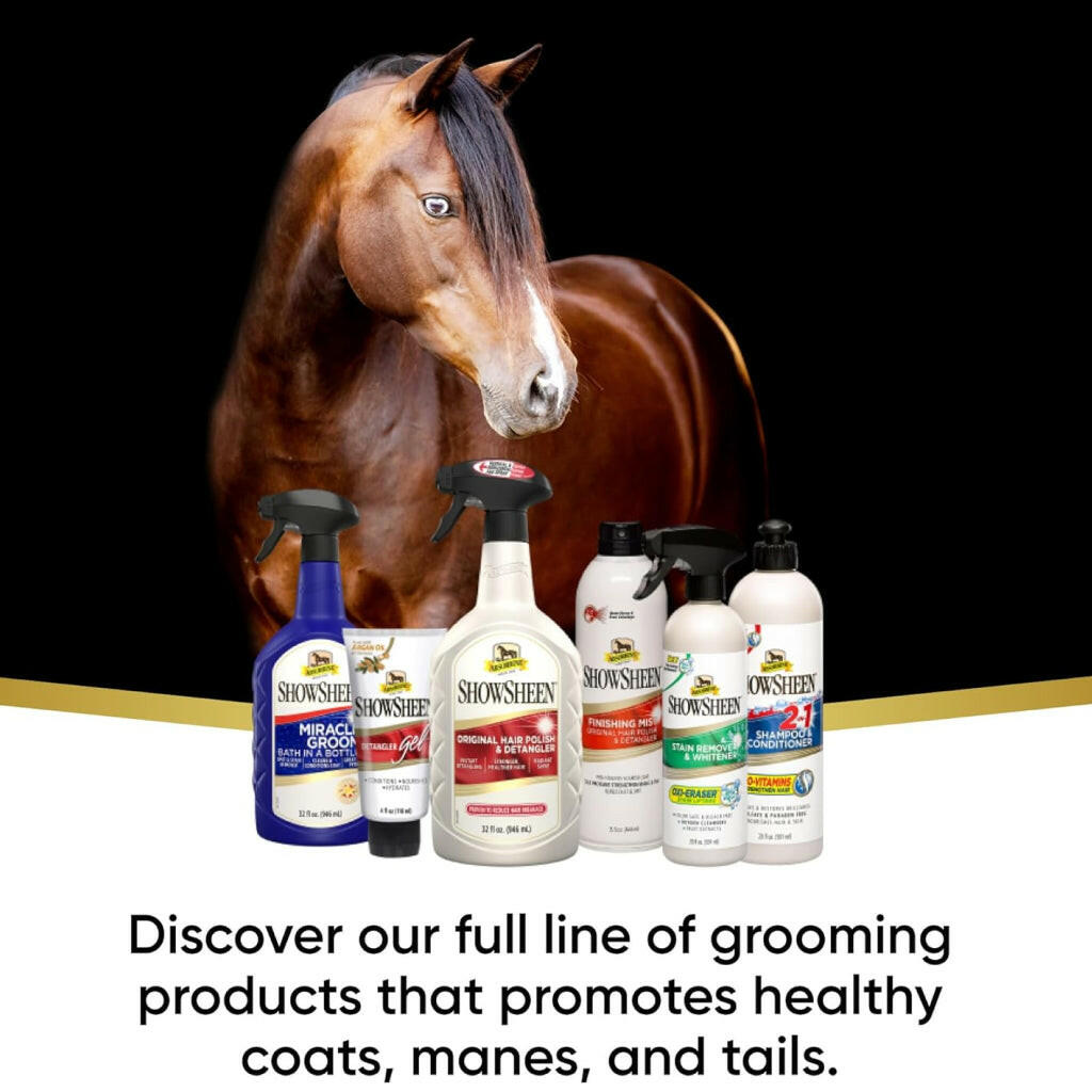 Absorbine Showsheen Miracle Groom Bathing Spray For Horses (32 oz)