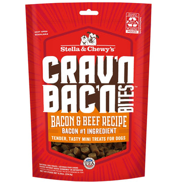 Stella & Chewy's Crav'n Bac'n Bites Bacon & Beef Recipe Dog Treats (8.25 oz)
