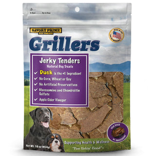 Savory Prime Girllers Duck Jerky Tenders Treats For Dogs