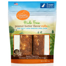 Canine Naturals Hide Free Peanut Butter Flavor Rolls Dog Treats (2 Medium Rolls)