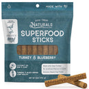 Dog Treat Naturals Superfood Sticks Turkey & Blueberry Dog Treats (10 oz)