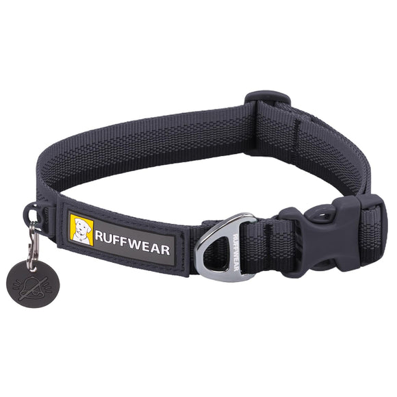 Ruffwear Front Range Dog Collar- Basalt Gray Neck Collar