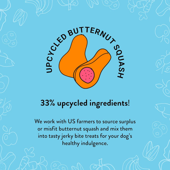 Shameless Pets Salmon Loves Butternut Jerky Bites Treats For Dogs (5 oz)