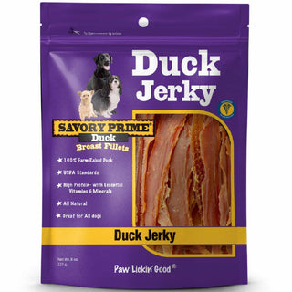 Savory Prime Natural Duck Jerky Treats For Dogs