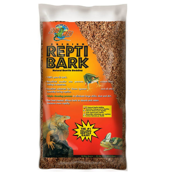 Zoo Med Premium ReptiBark Natural Fir Bedding Substrate For Reptiles