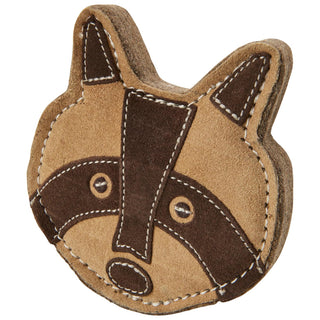 Spot Dura-Fused Chunkies Leather Racoon Chew Toy For Dogs