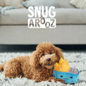 Snugarooz Small Dumpster Fire Plush Dog Toy - Blue