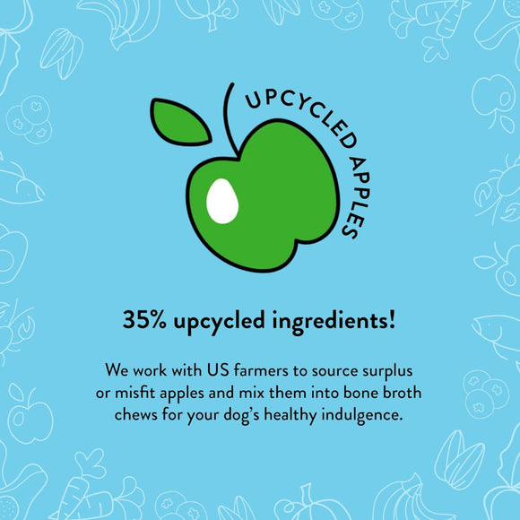 Shameless Pets Bone Broth Chews Bacon Hits Different Training Treats For Dogs (8 oz)