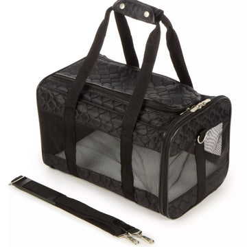 Sherpa's Pet Trading Company Original Deluxe Black Pet Carrier