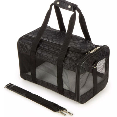 Sherpa's Pet Trading Company Original Deluxe Black Pet Carrier