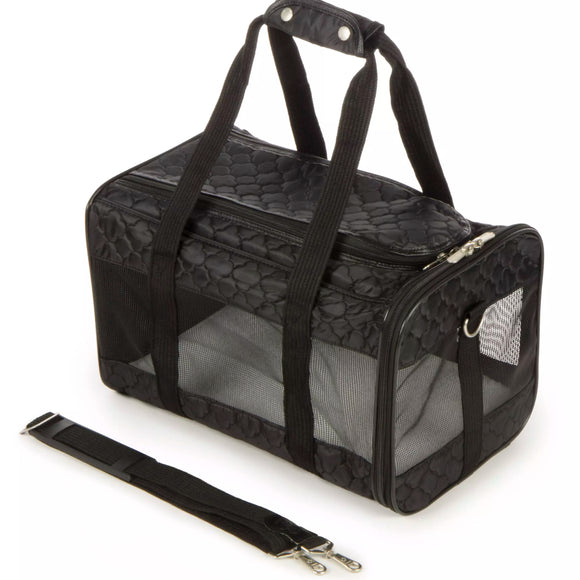 Sherpa's Pet Trading Company Original Deluxe Black Pet Carrier