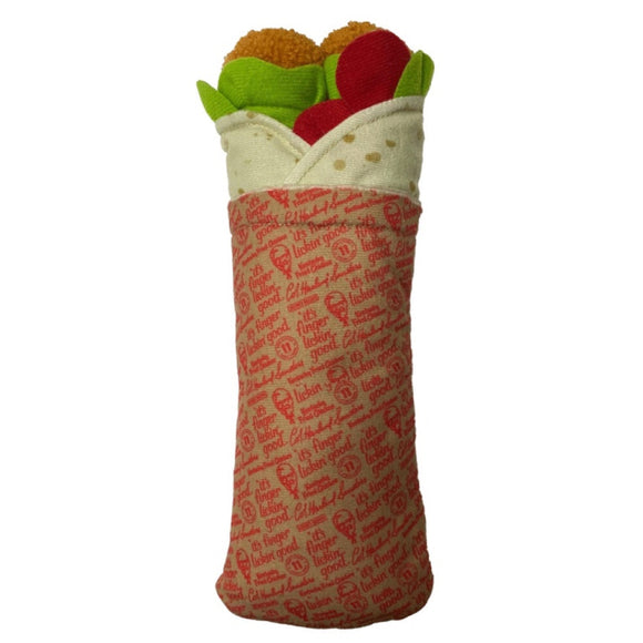 Spot KFC Chicken Wrap Plush Dog Toy 11"
