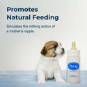 this nursing bottle for puppies promotes natural feeding