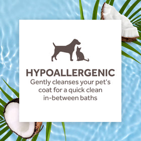 TropiClean Hypoallergenic Waterless Shampoo For Pets (7.4 oz)