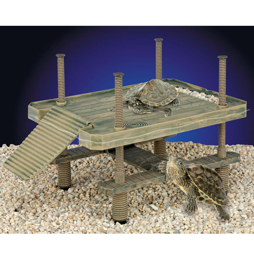 Penn-Plax Bask Platforangem Turtle Pier Basking Platform