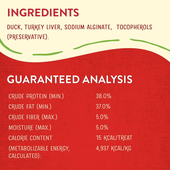 Stella & Chewy's Duck Wild Weenies Freeze-Dried Raw Dog Treats (3.25 oz)