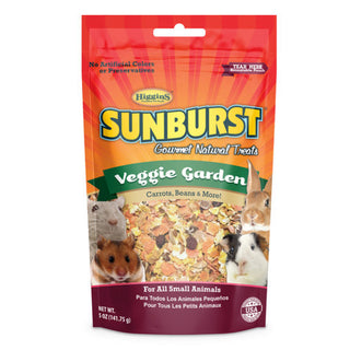 Higgins Sunburst Treats Veggie Garden Treats For Small Animals (5 oz)