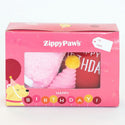 Zippy Paws Birthday Box Interactive Plush Toy for Dogs (3 pc)