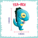 Snugarooz Tea-Rex Plush Dog Toy