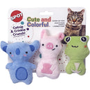 Spot Cute and Colorful Crinkly Catnip Cat Toys (3 pack)
