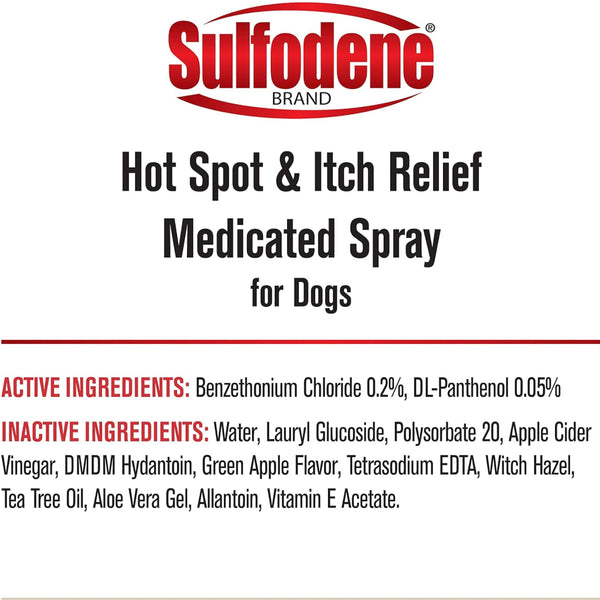 Sulfodene Hot Spot & Itch Relief Medicated Spray For Dogs (8 oz)